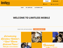 Tablet Screenshot of limitlessmobile.com